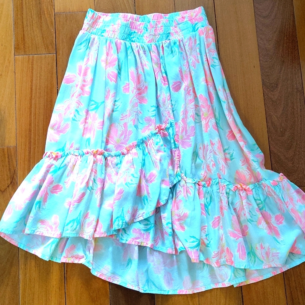 Oshkosh Asymmetric Floral Skirt